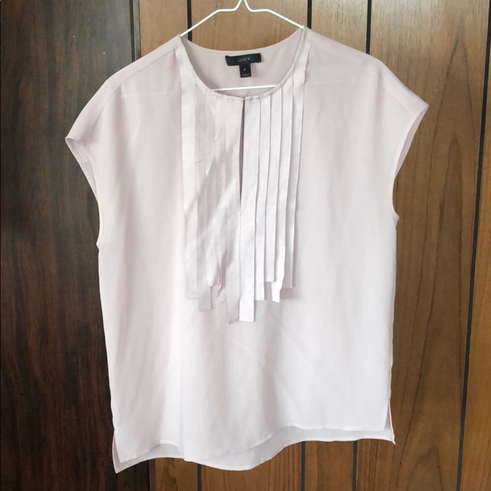 JCREW women’s blouse in blush